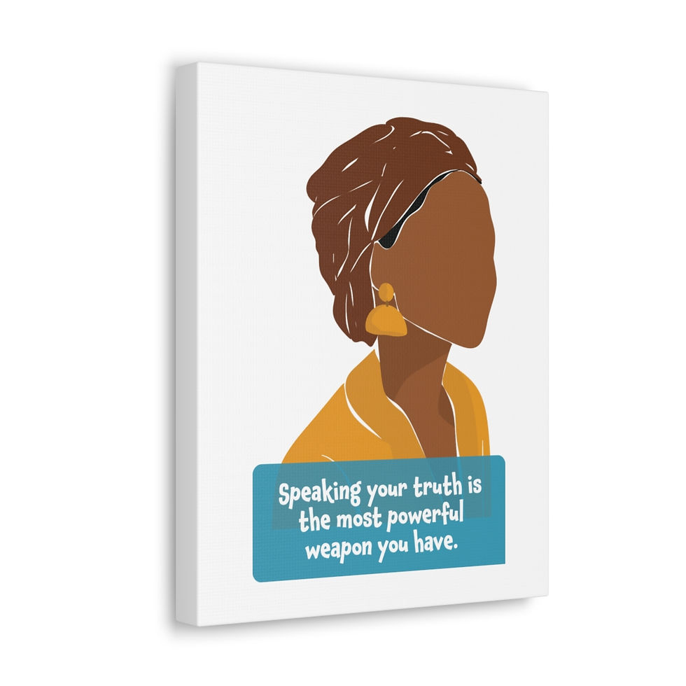 Thumbnail: Speak Your Truth Canvas Gallery Wrap