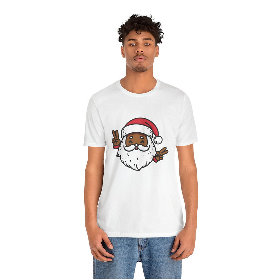 Thumbnail: Peace Out Santa - Adult Unisex T-shirt
