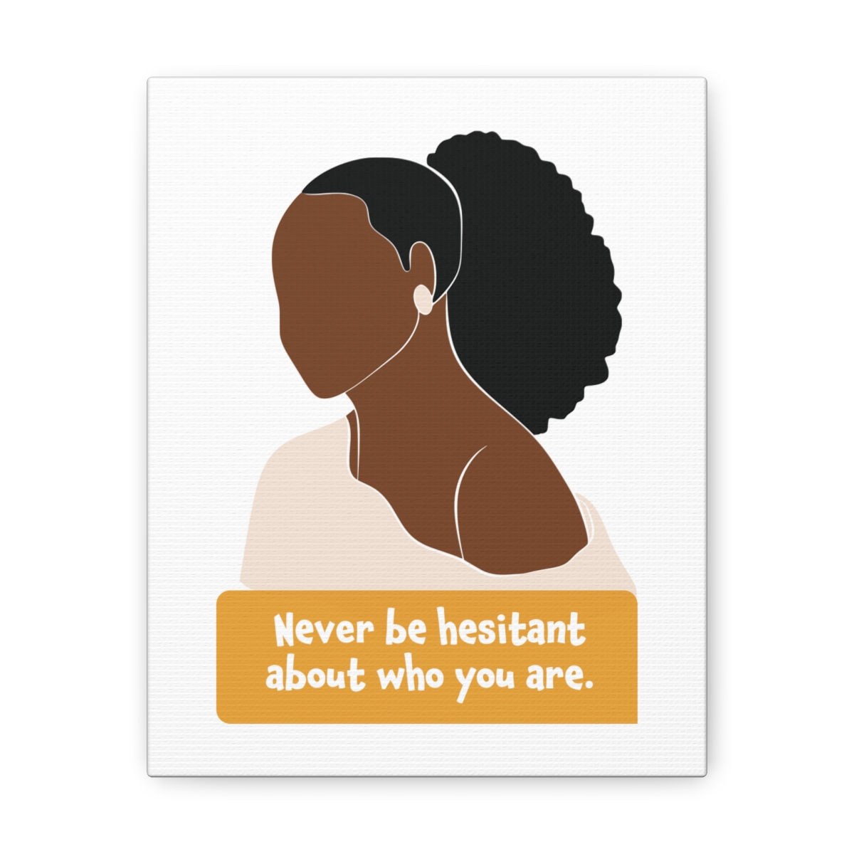 No Hesitation Canvas Gallery Wrap