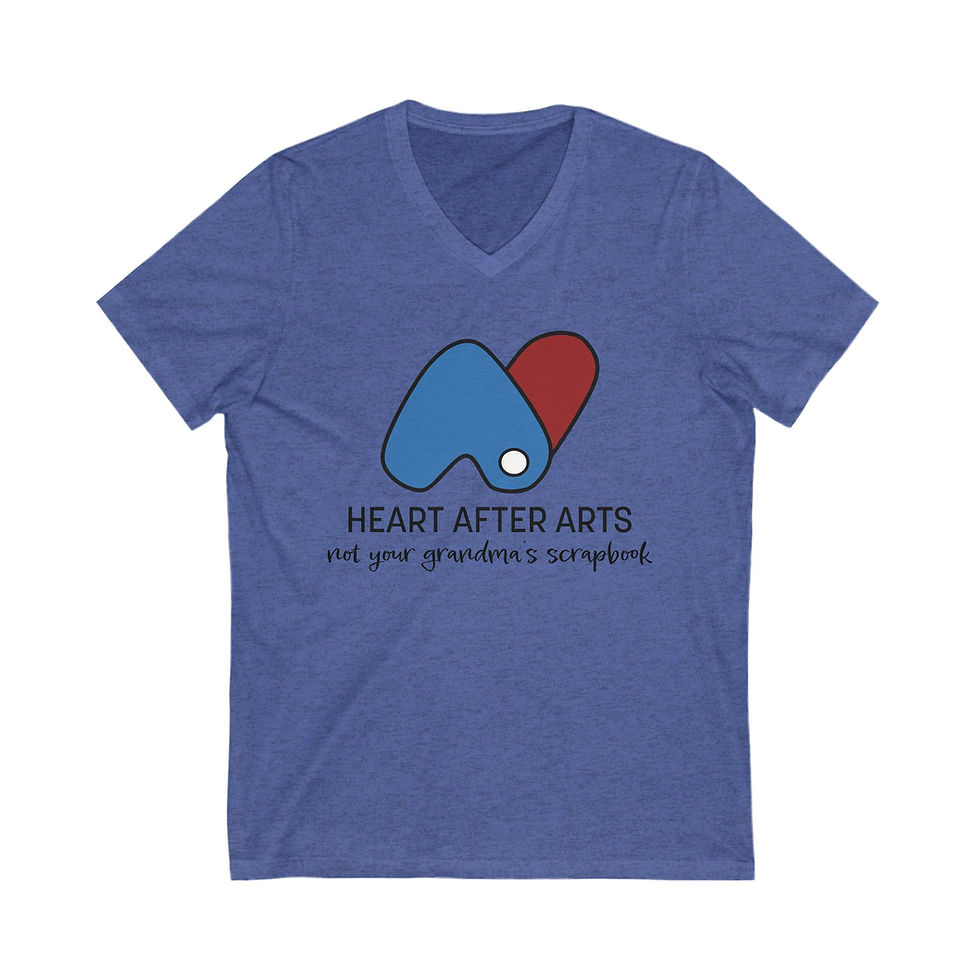 Thumbnail: Vneck Heart After Arts Logo Shirt Unisex