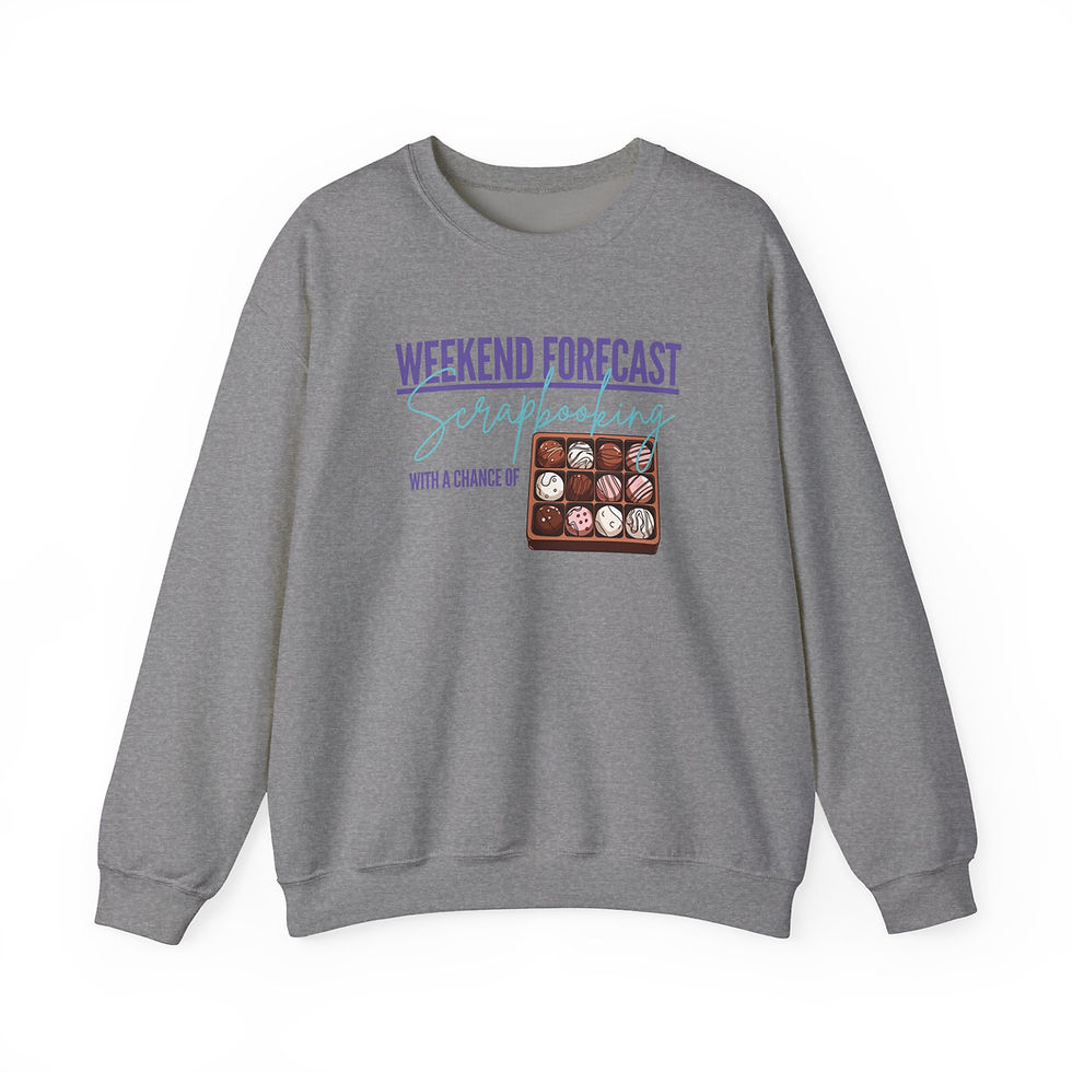 Thumbnail: Chance of Chocolate Crewneck Sweatshirt Unisex