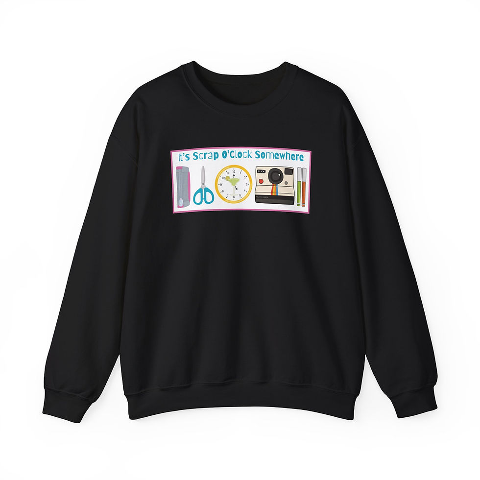 Thumbnail: Scrap O'Clock Crewneck Sweatshirt Unisex