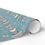 Thumbnail: Pink & Blue Santa Wrapping Paper - Mocha Santa