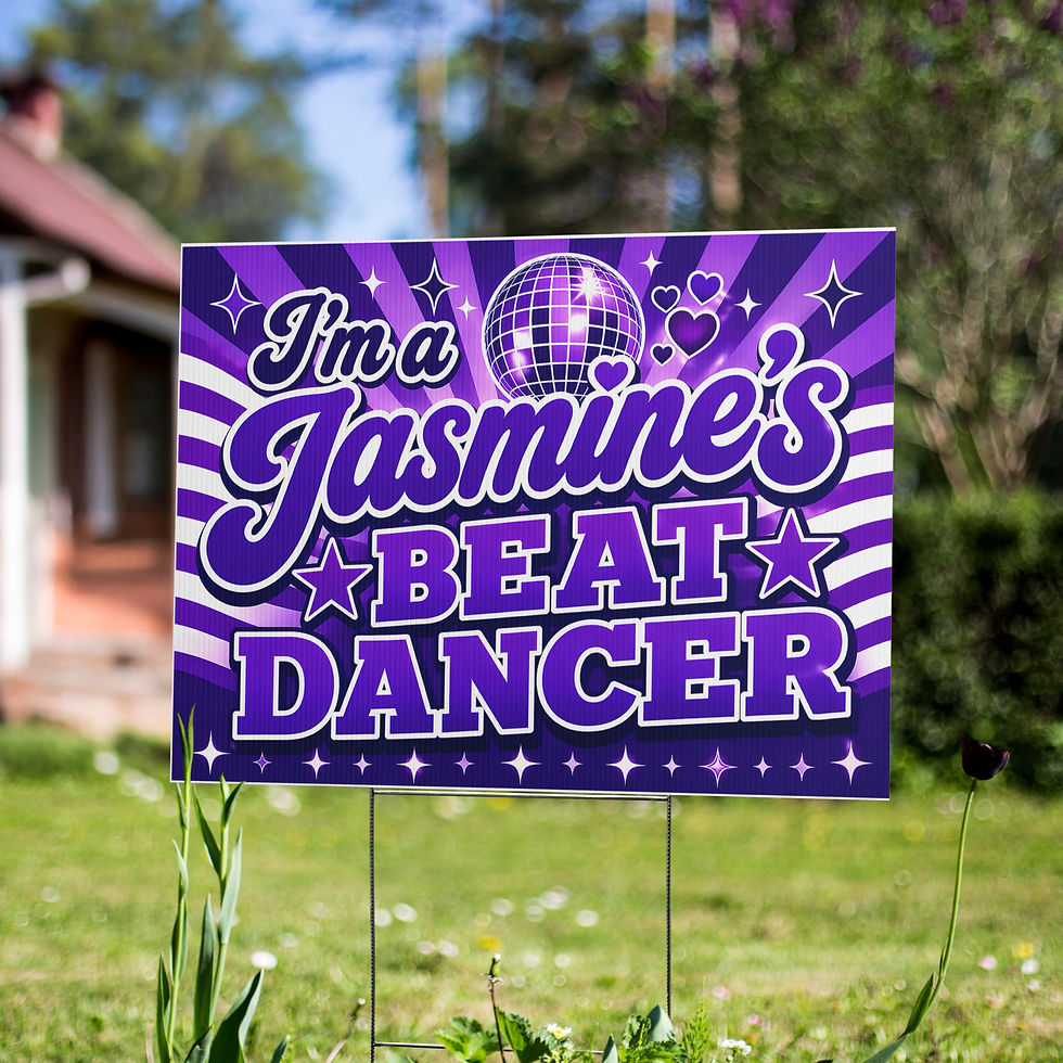 Thumbnail: Jasmine’s Beat Yard Sign