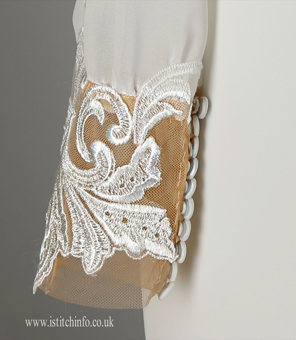 Thumbnail: Handmade A-Line Wedding Dress 'Charlotte' | Size 14