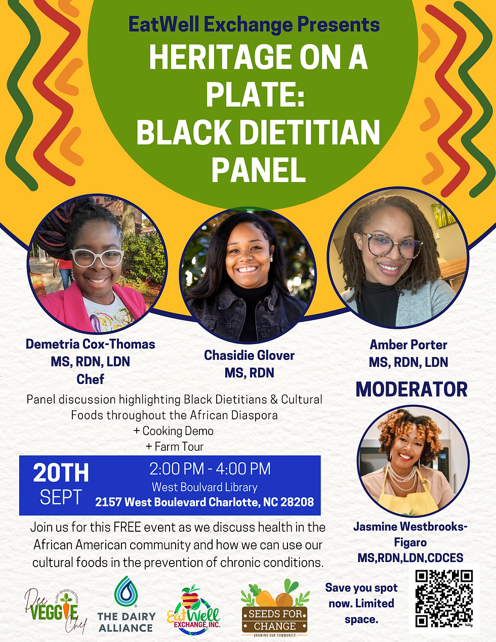 Black Dietitian's Panel -- September 20, 2025