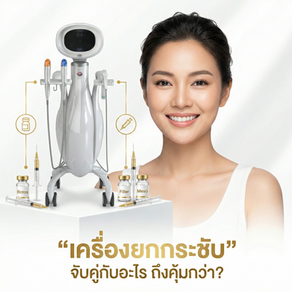 "เครื่องยกกระชับ" จับคู่กับอะไร ถึงคุ้มกว่า?