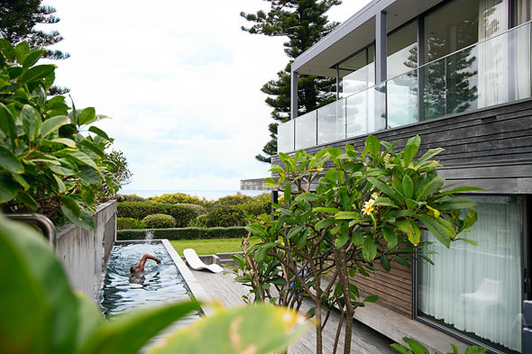 Ocean side lap pool Mer Claire Boomerang Beach