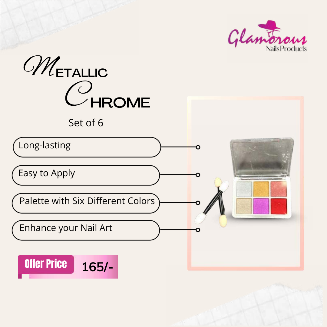 Glamorous Metallic Chrome (Set Of 6)