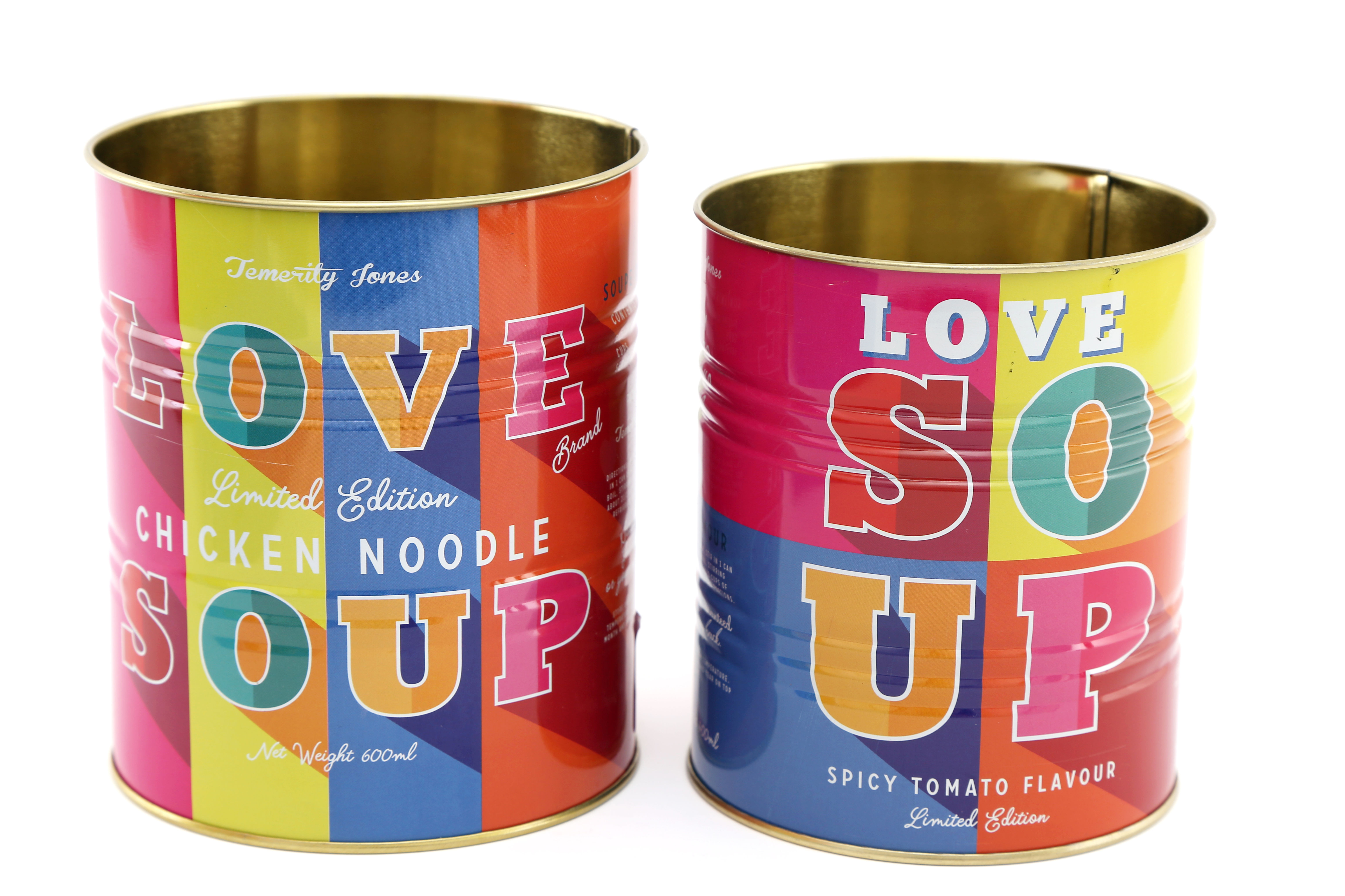 Modern Love Storage Tins - Set of 2