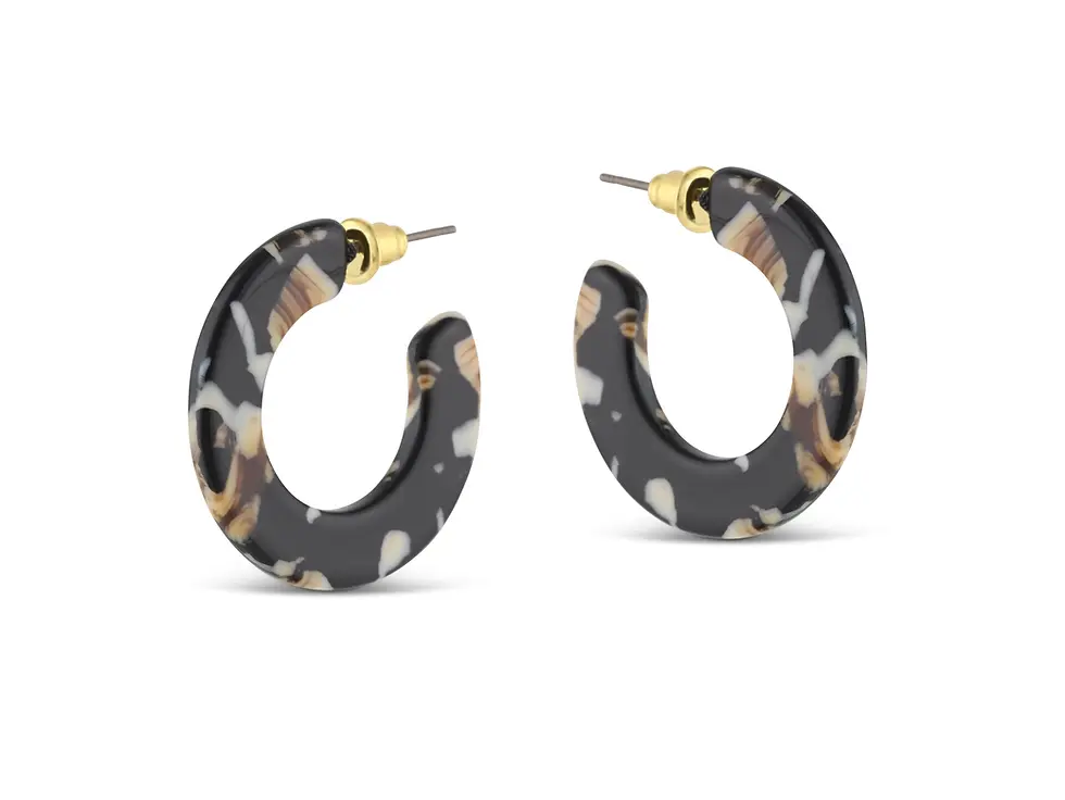 Jessica Tiny Cut Out Hoop Earrings