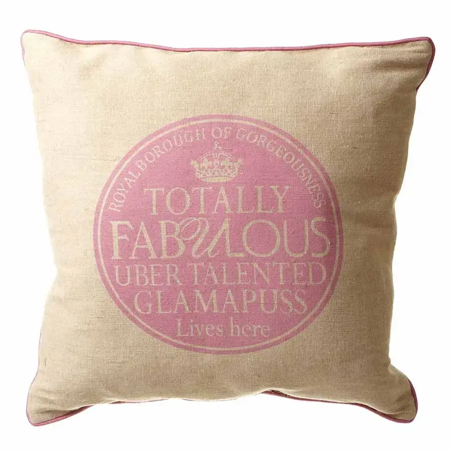 Printed Glamapuss Cushion