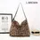 Thumbnail: Leopard Print Slouch Bag - 25427
