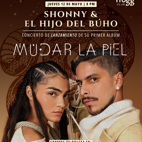 SHONNY & EL HIJO DEL BÚHO ESTRENAN EN BARRANQUILLA SU PRIMER ÁLBUM DE ESTUDIO “MUDAR LA PIEL” 