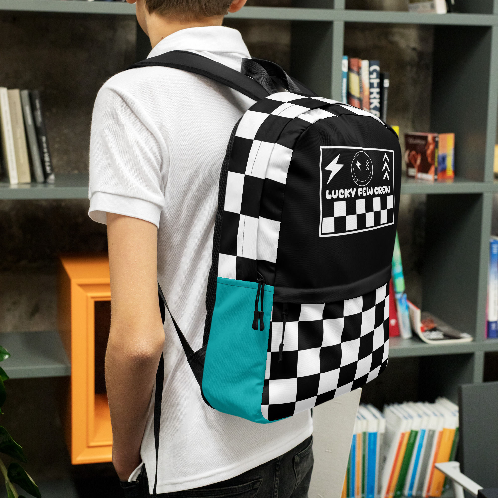 Check logo backpack