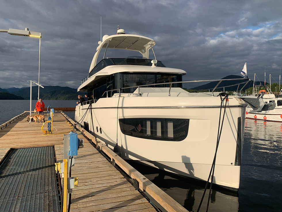 Me with the Girls on the dock, getting ready to go for a walk.