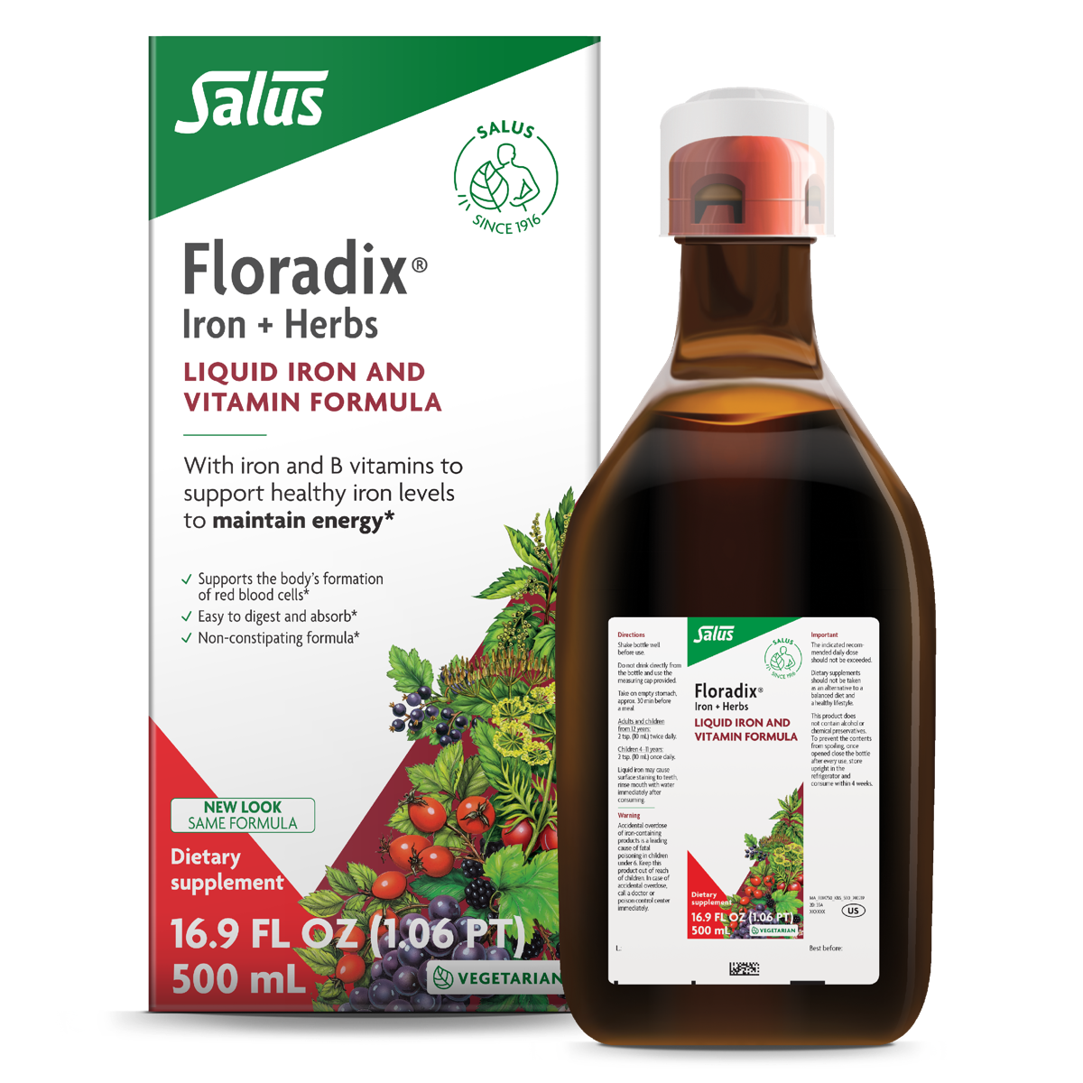 Floradix Iron & Herbs - 16.9 oz