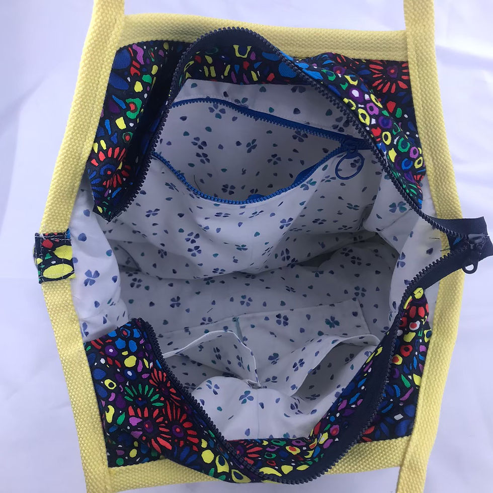 縮圖：花漾年華大提帶肩背大布包