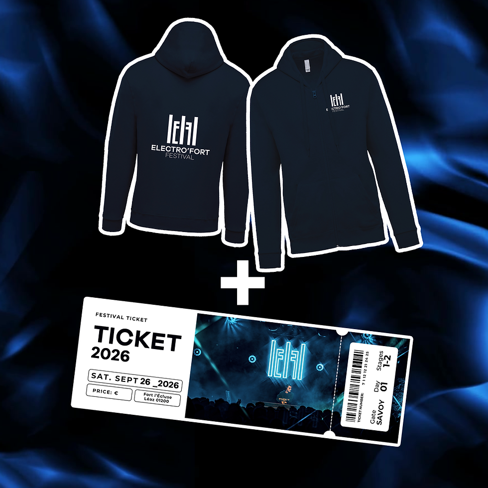 Sweat (taille M) + 1 billet édition 2026