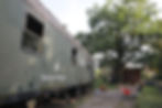 Bahnwagen am Bahnhof Görden Brandenburg