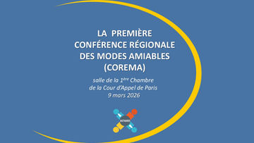 Première Conférence Régionale des Modes Amiables (COREMA).