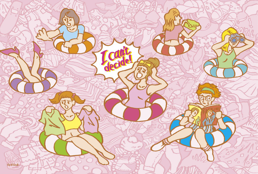 #023 “Fashion Pool” ポストカード