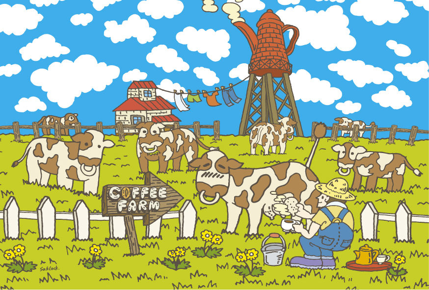 #015 “Coffee Farm” ポストカード