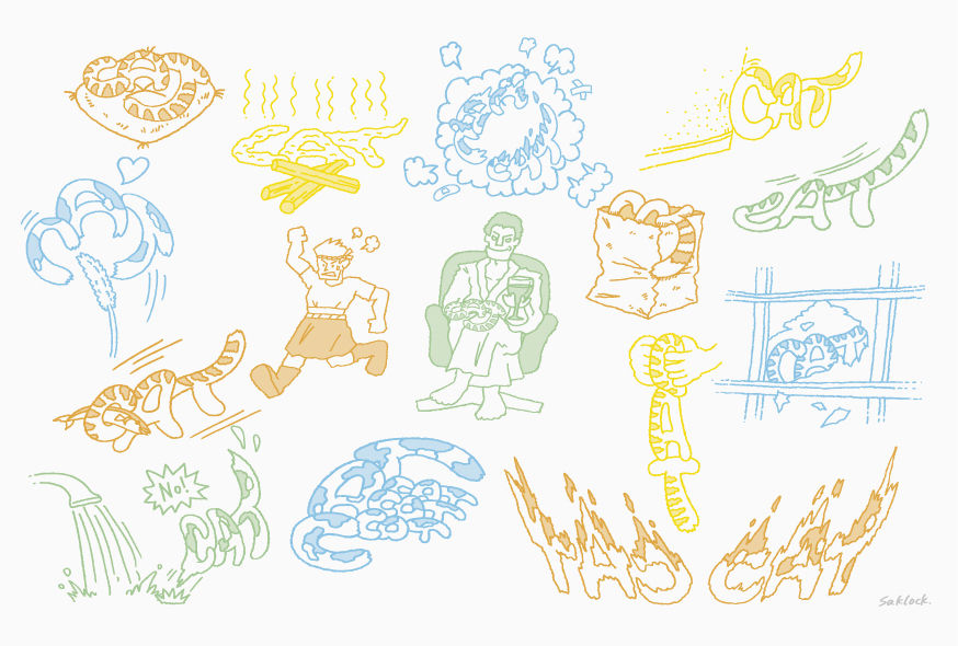 #024 “Cats” ポストカード