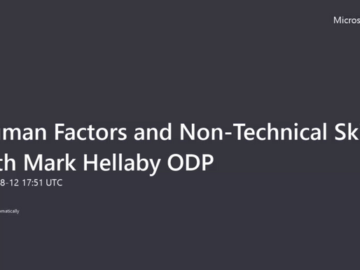 Human Factors & Non-Technical Skills: Latest NWFRG CPD Webinar Now Available to Watch