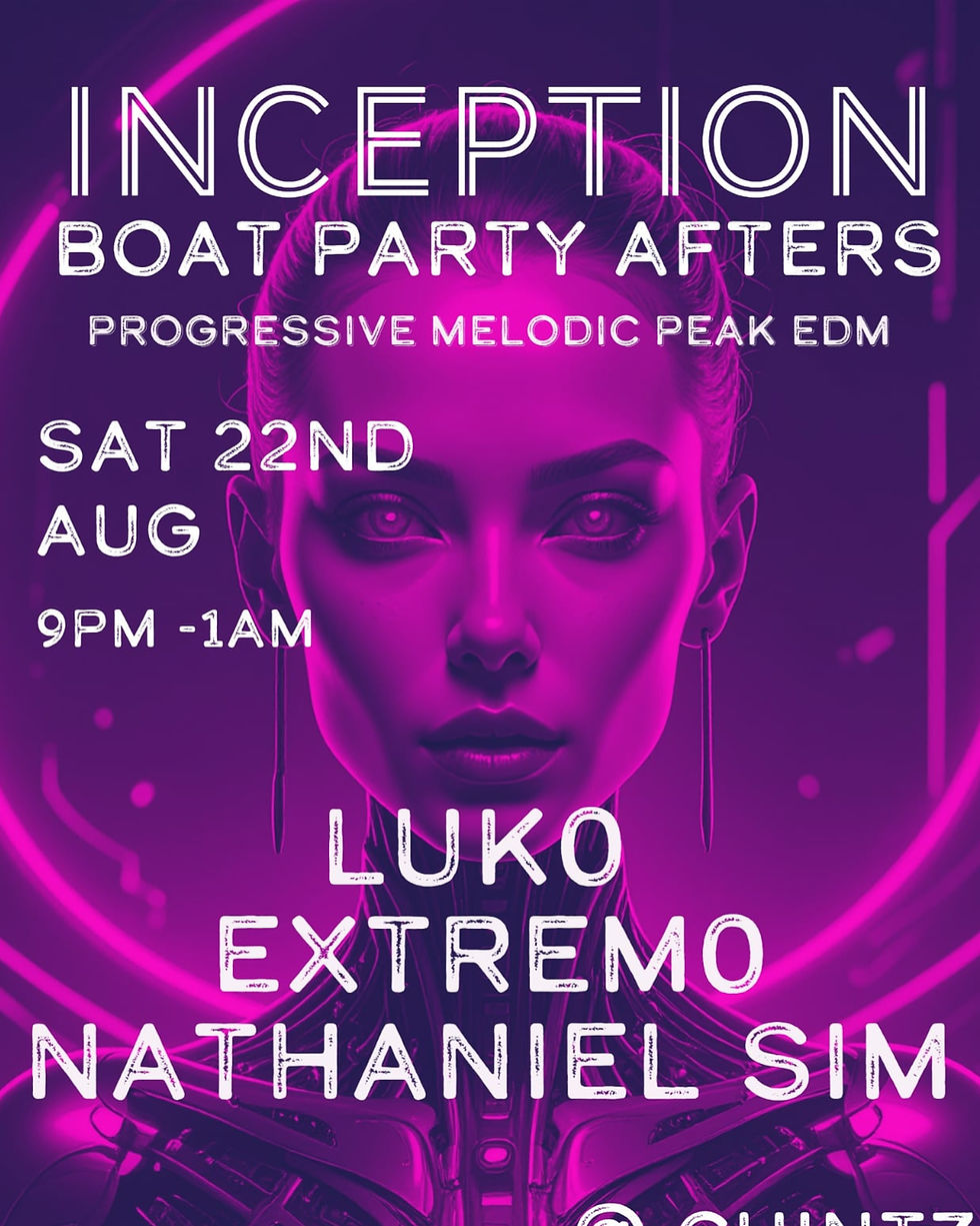 INCEPTION - Boat Party Afters