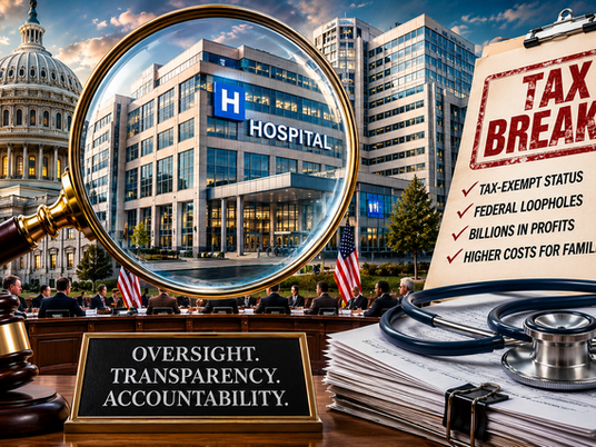 Congress Questions Abusive Tax Breaks for Hospital Giants