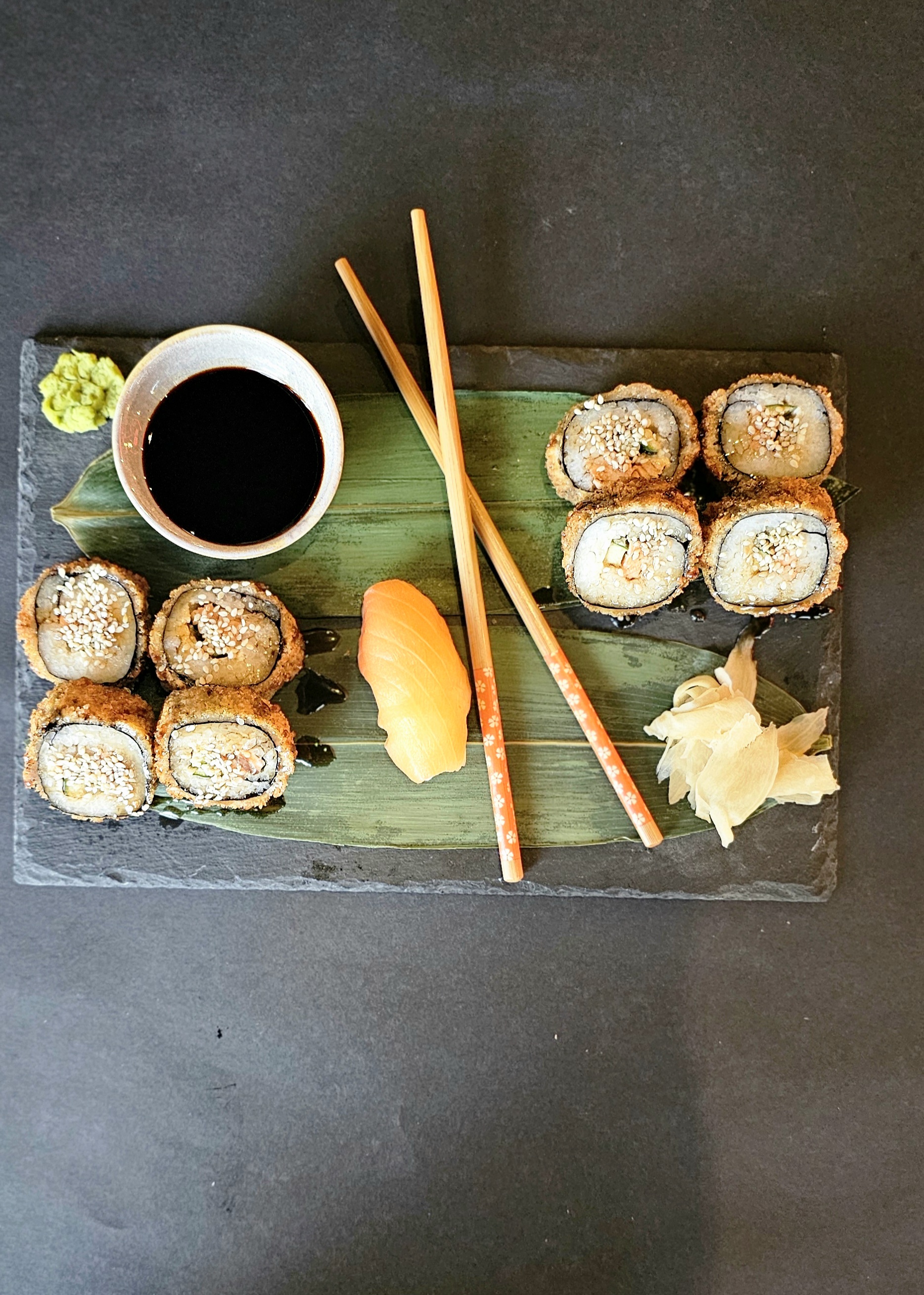 Arranged Food and Objects