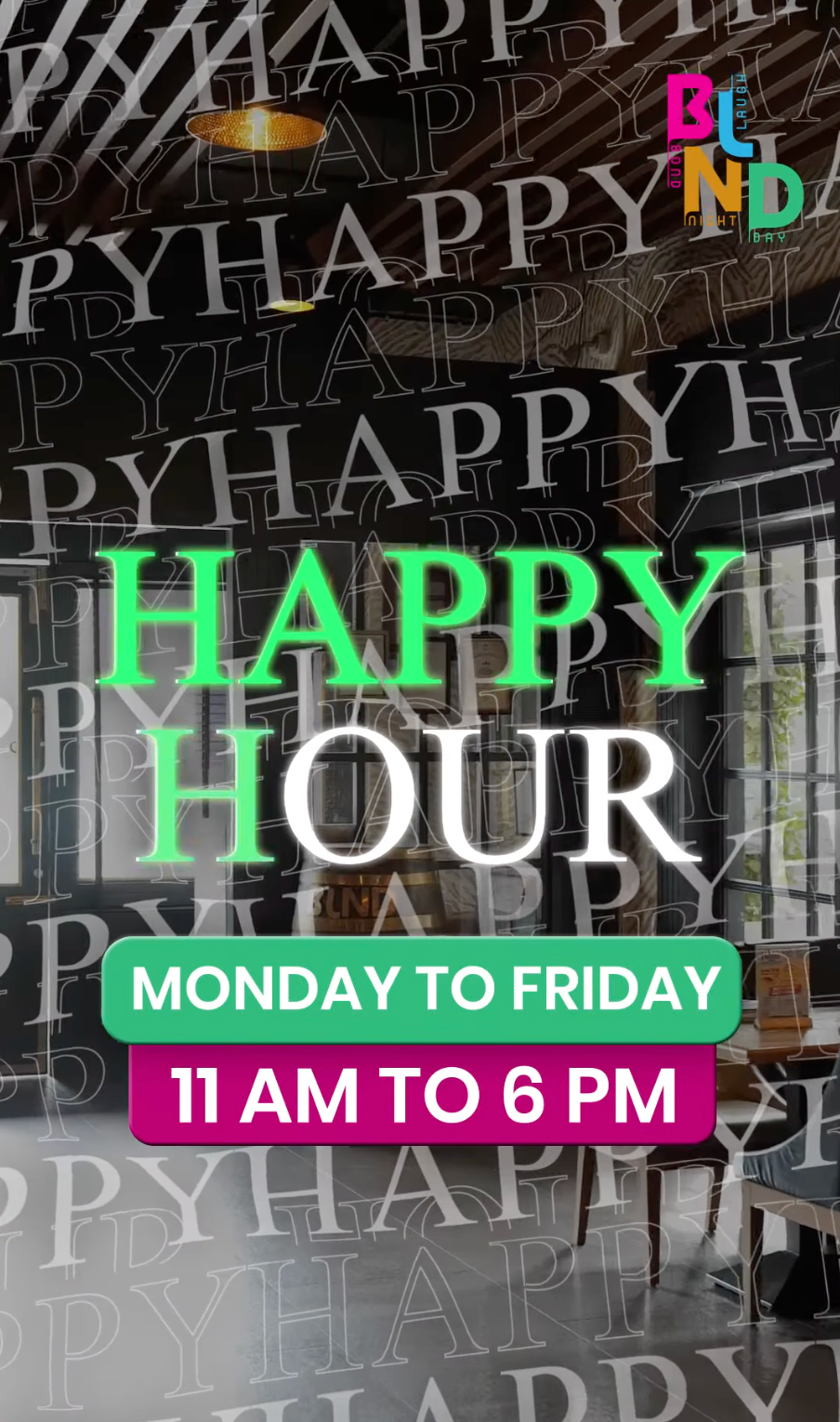 Cocktails served during Happy Hours at BLND Restobar in Trivandrum