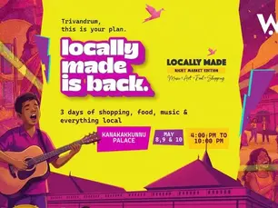 Locally Made Night Market Trivandrum 2026 Poster