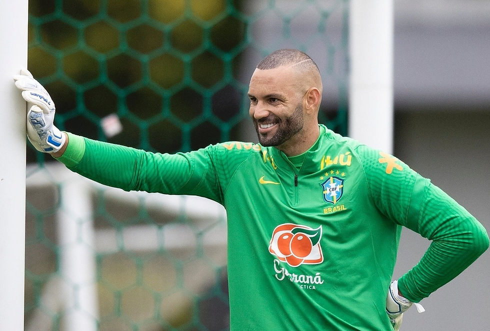 Weverton com a camisa da seleção brasileira - Lucas Ribeiro / CBF
