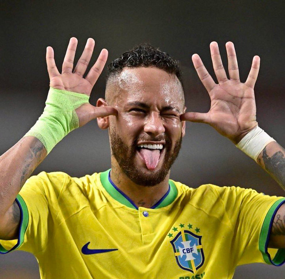 Neymar com a camisa da seleção brasileira - X oficial Neymar