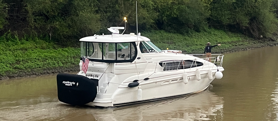 First Anchoring in Muddy Mississippi at Little Diversion Channel (#57)