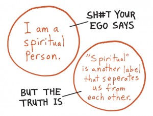 The Ego Walking Through The back Door