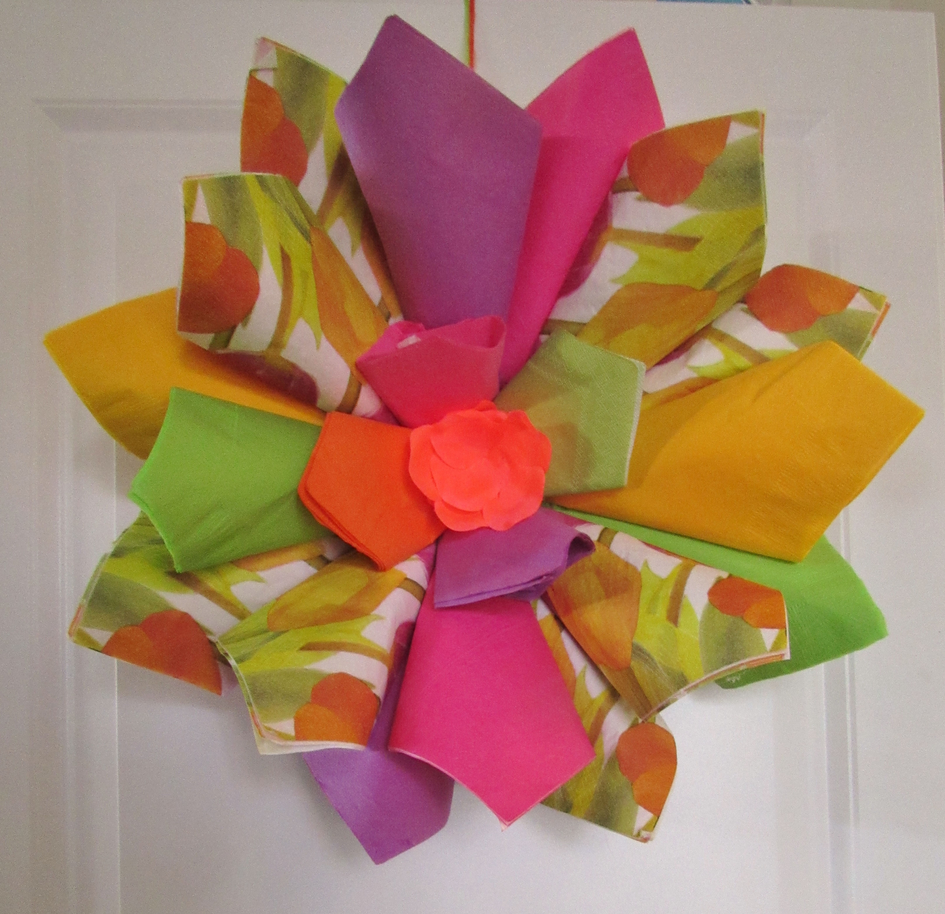 Tulips wreath