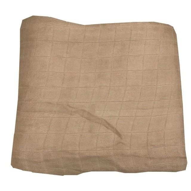 Muslin Swaddle Blanket - Khaki