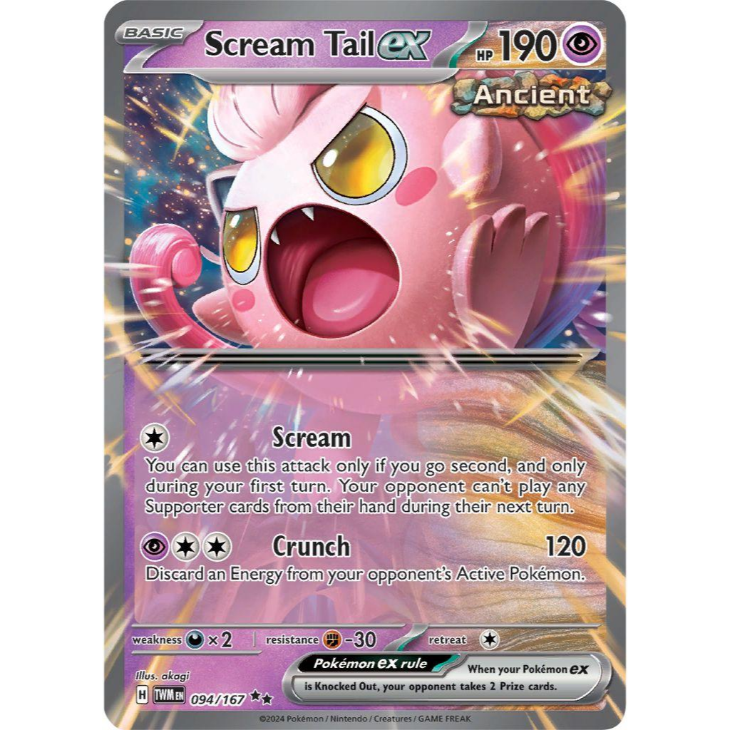 Scream Tail ex #94 Pokemon Twilight Masquerade