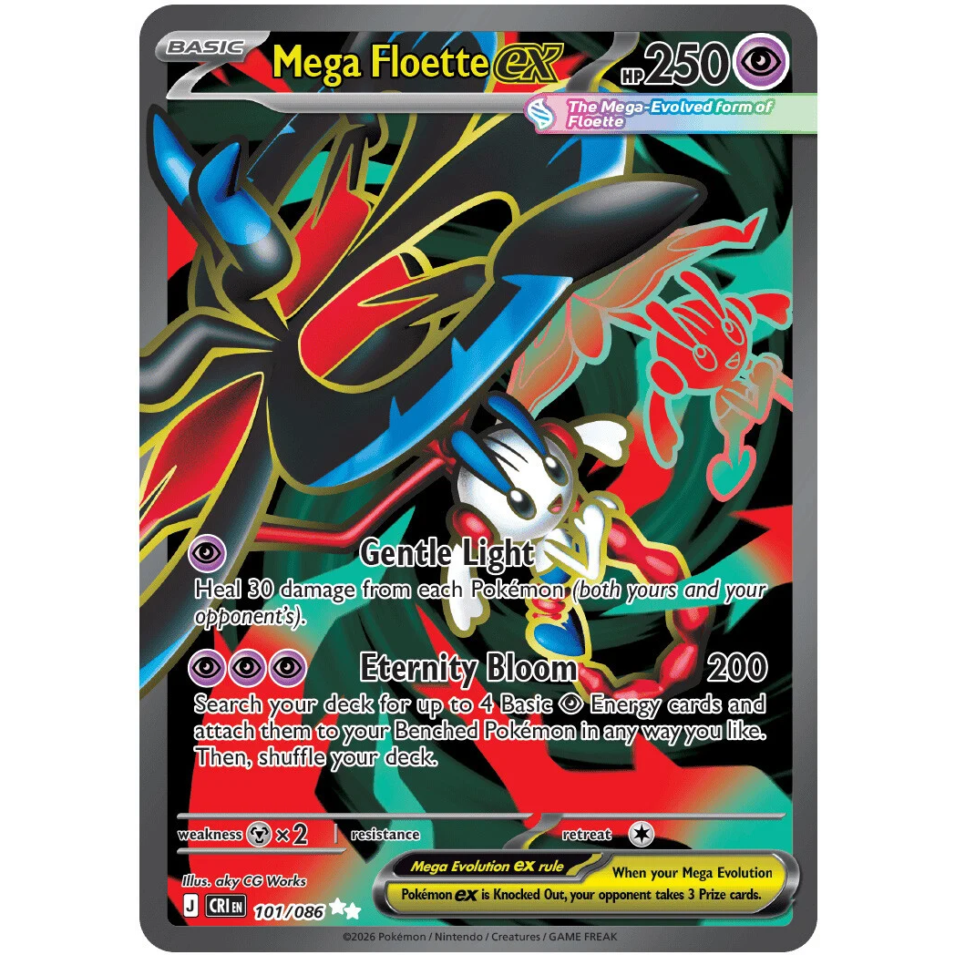 Mega Floette ex #101 Pokemon Chaos Rising