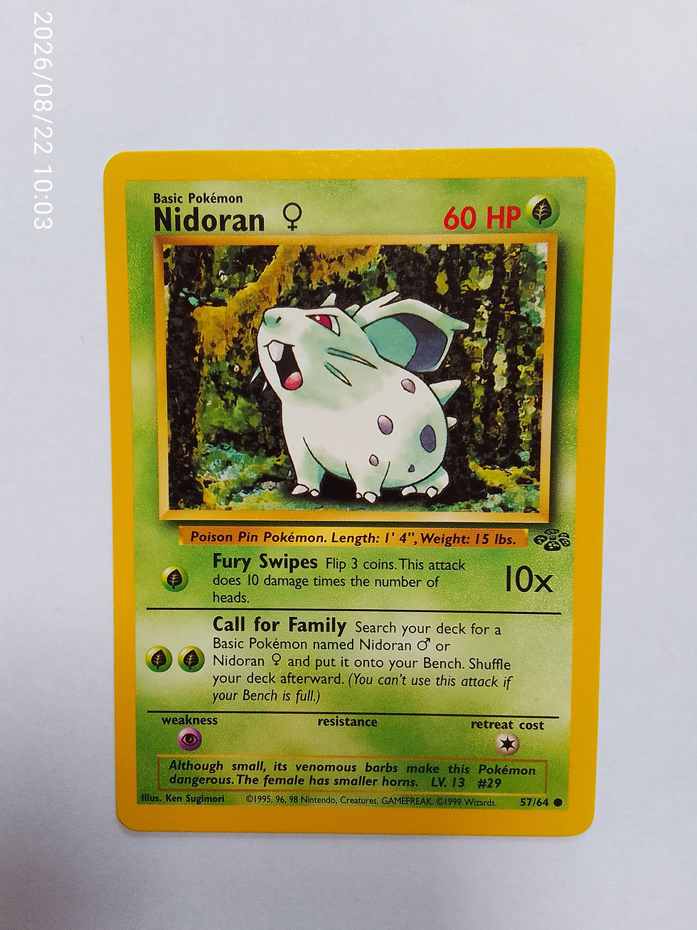 Nidoran #57 Pokemon Jungle