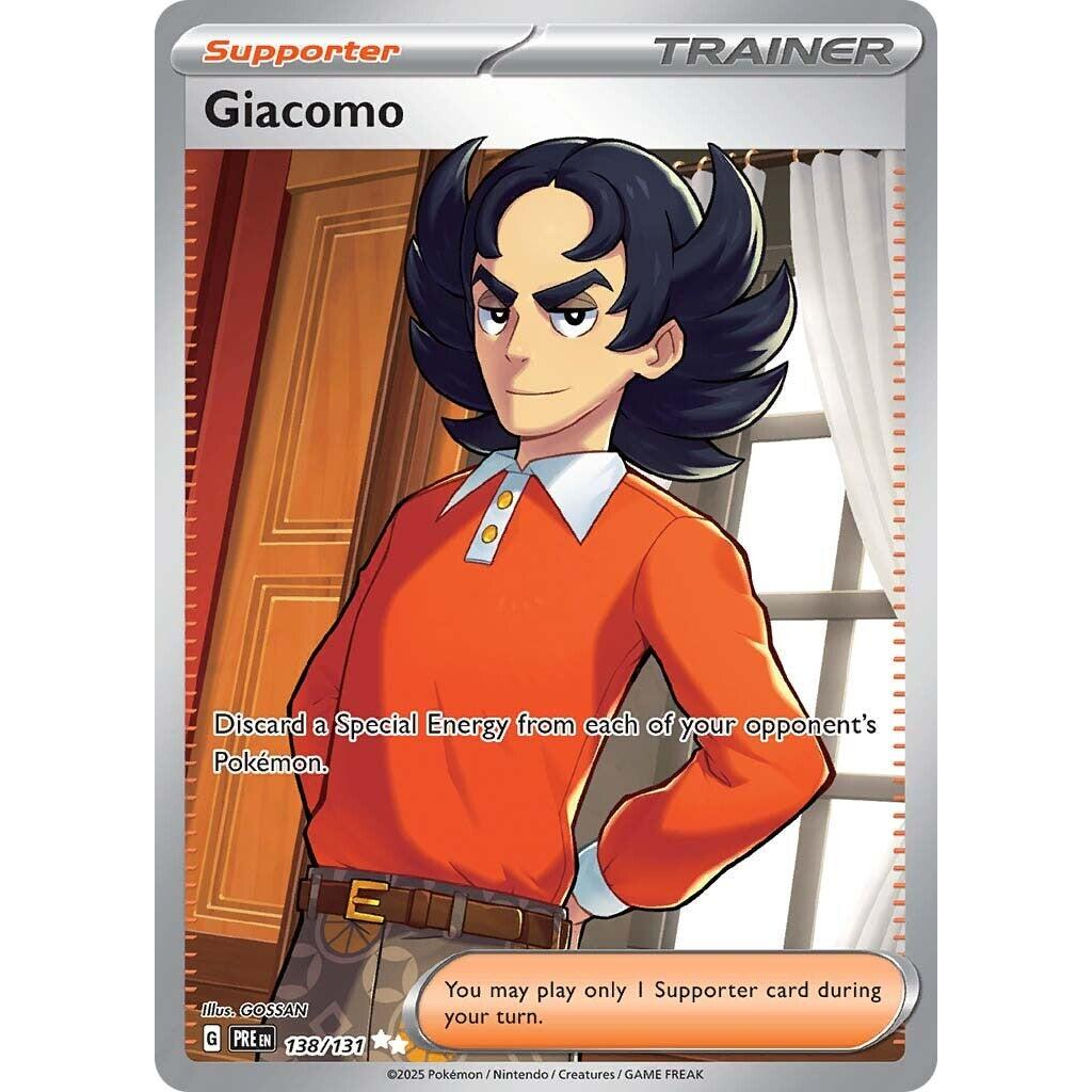 Giacomo #138 Pokemon Prismatic Evolutions
