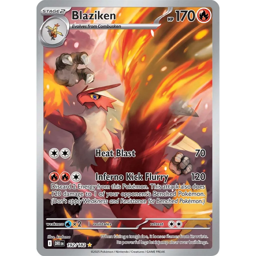 Blaziken #192 Pokemon Destined Rivals