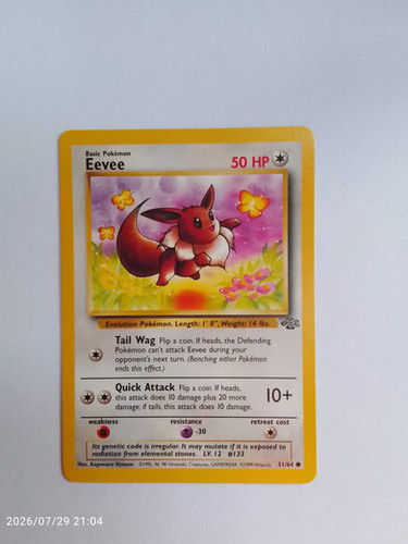 Eevee #51 Pokemon Jungle | PokeShop IE