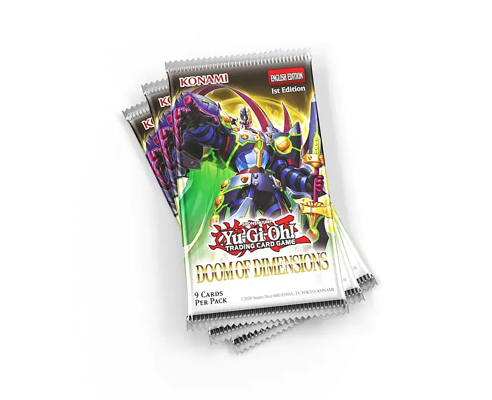 Yu-Gi-Oh! TCG: Doom of Dimensions Booster Box booster pack