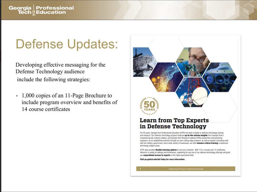 Denfense Technology Brochure