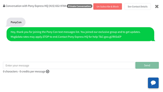 privite message window in SMS marketing.png