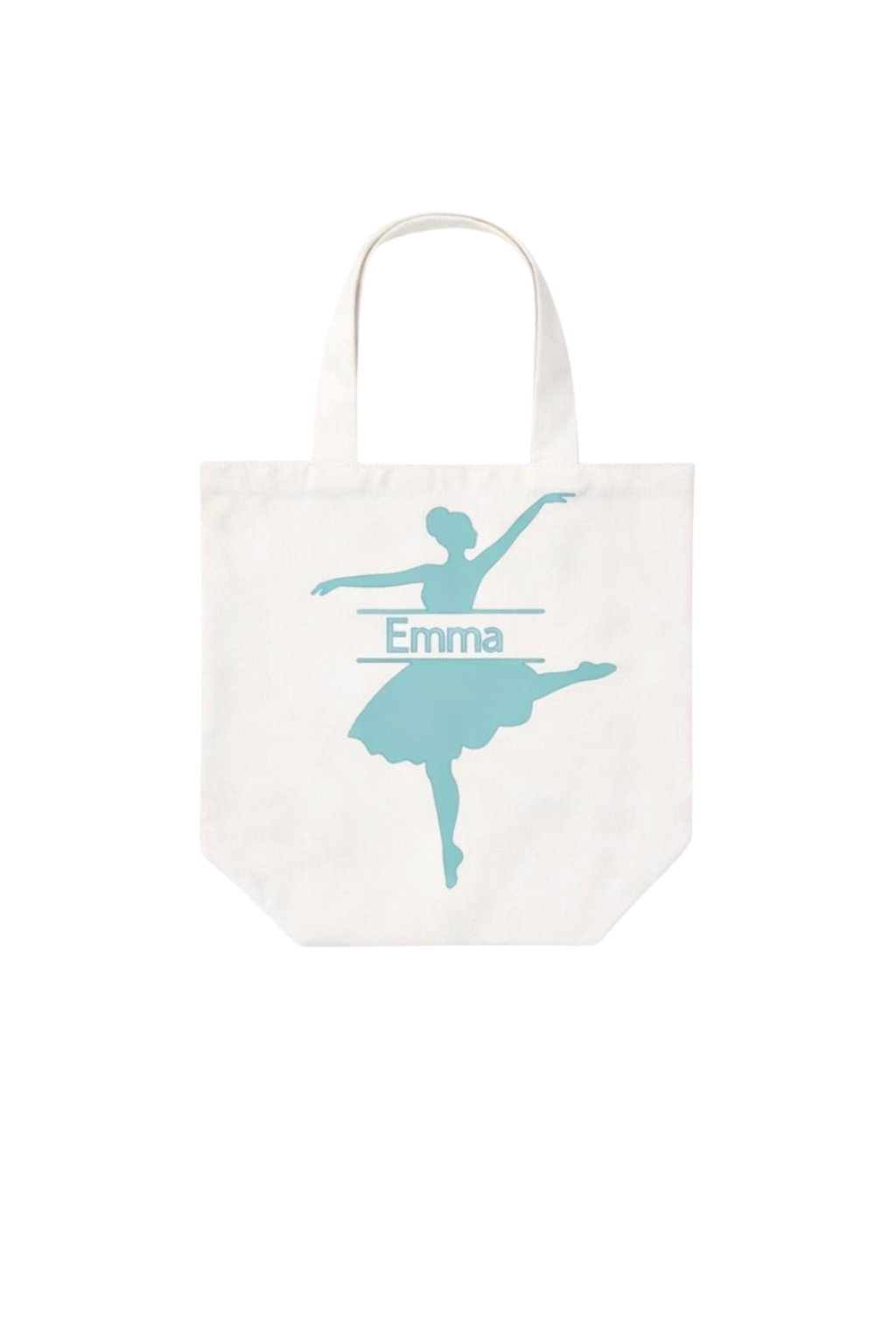 Teal Dancer Tote Bag